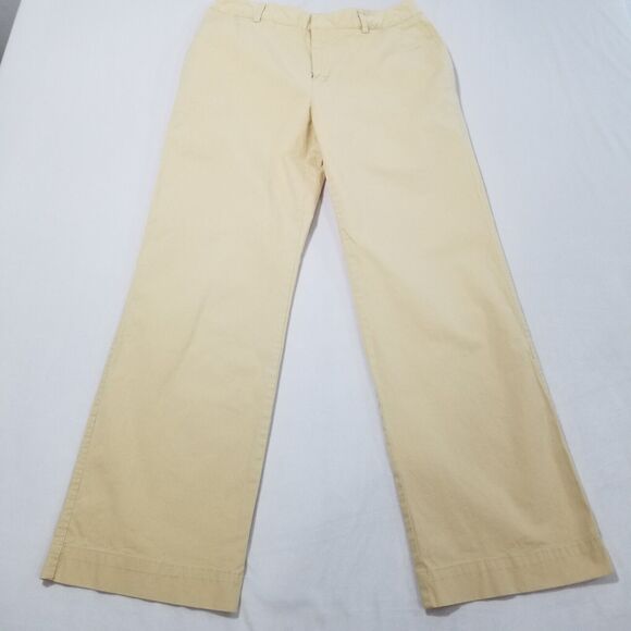 Eddie Bauer Pants Womens 12 Mercer Fit Khaki Wide Leg - Picture 12 of 12